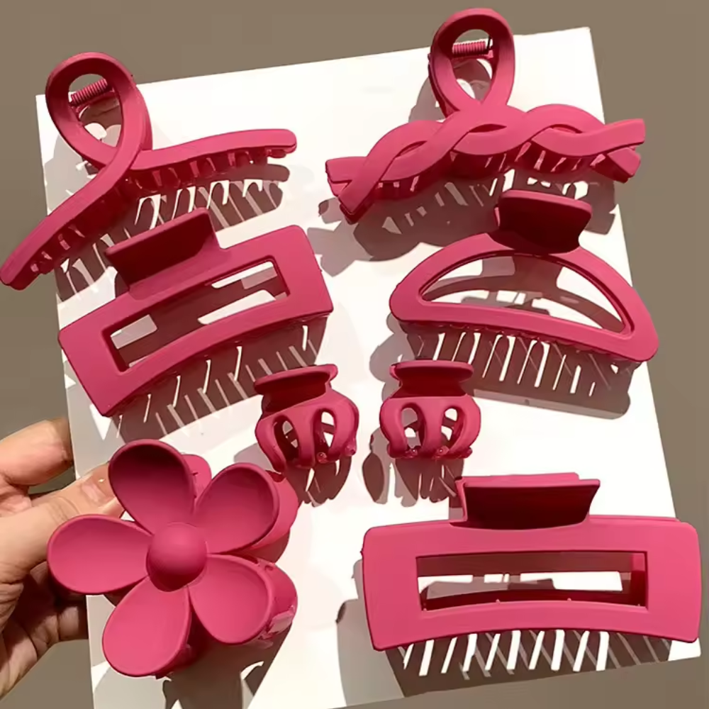 7 Kappaleen Hiussolkipaketti